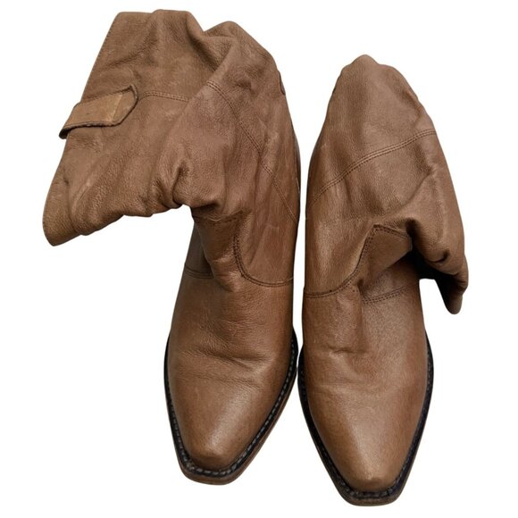 Steve Madden Womens P. Wesst Brown Leather Western Ankle Boots Size 6.5 - Picture 9 of 14